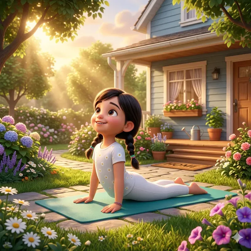 Pixar Inspired Wellness Yoga Art