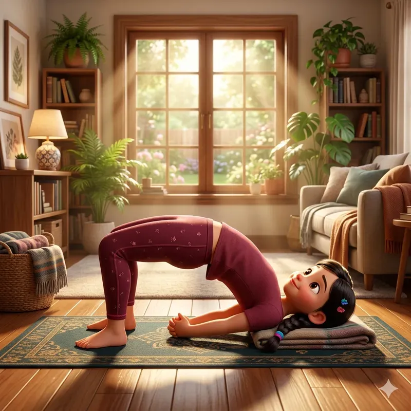Pixar Inspired Wellness Yoga Art