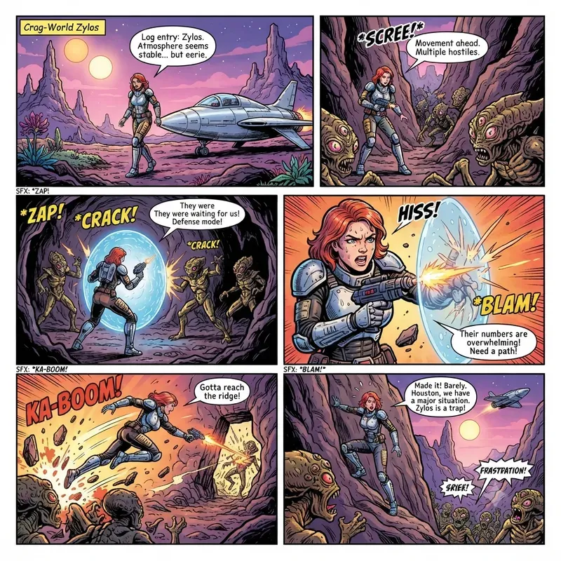 Comic Book Panels Pages
