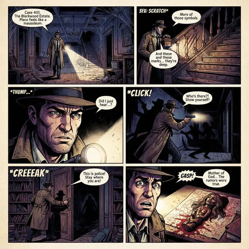Comic Book Panels Pages