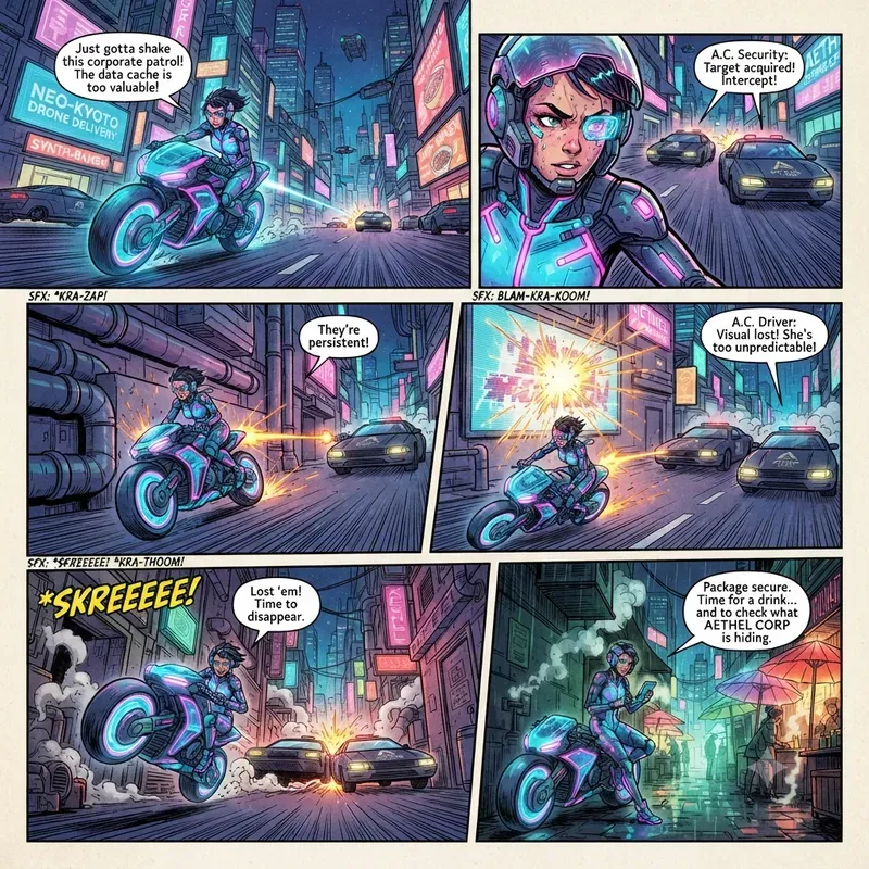 Comic Book Panels Pages