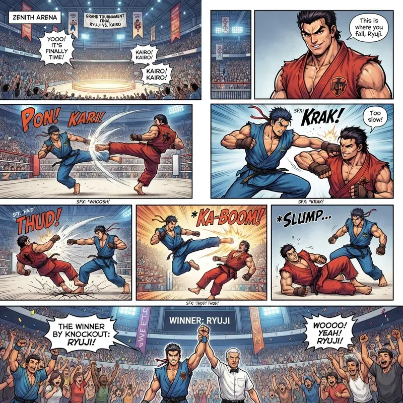 Comic Book Panels Pages