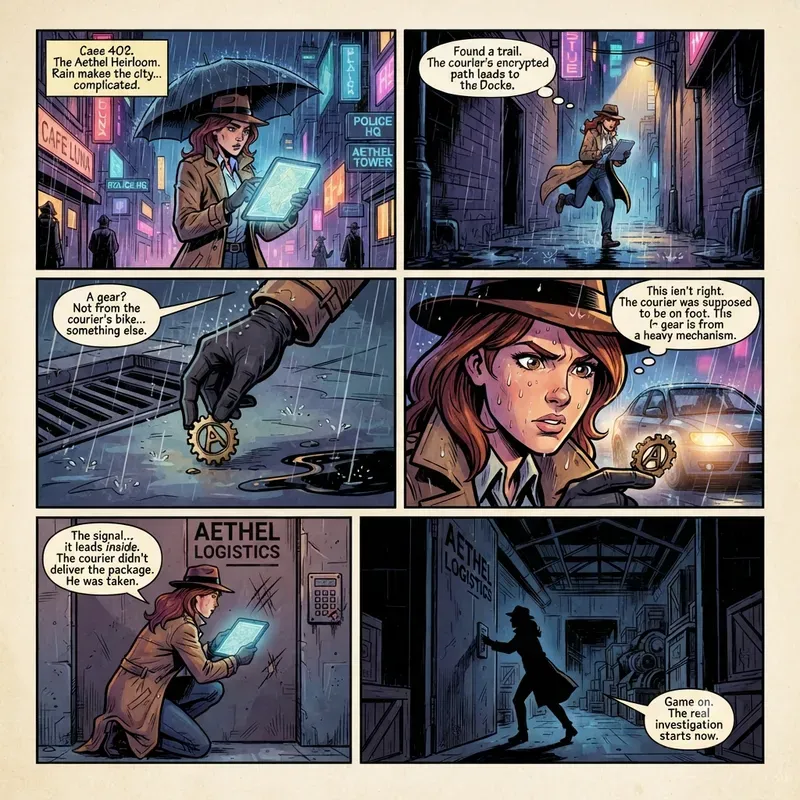 Comic Book Panels Pages