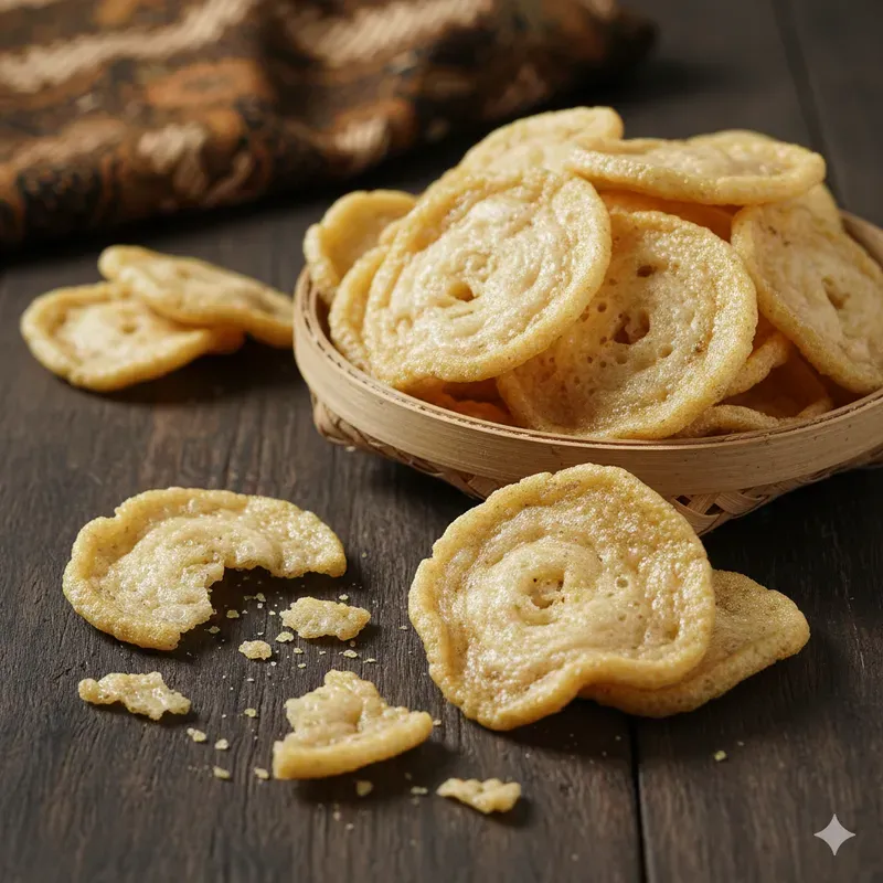 Indonesian Kerupuk Variety Stock Photos