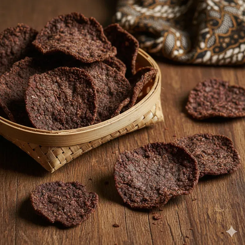 Indonesian Kerupuk Variety Stock Photos