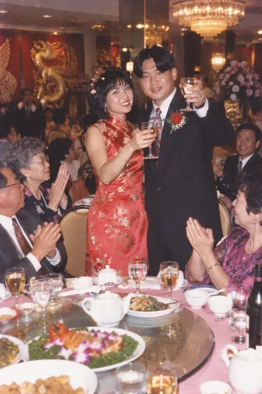 90s Wedding Day Photos