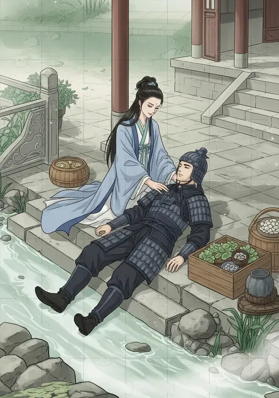 Ancient Chinese Ink Romance Scenes