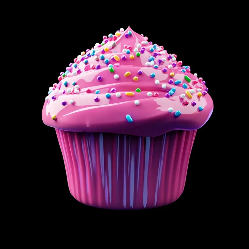 Glossy 3D Candy Style Renders