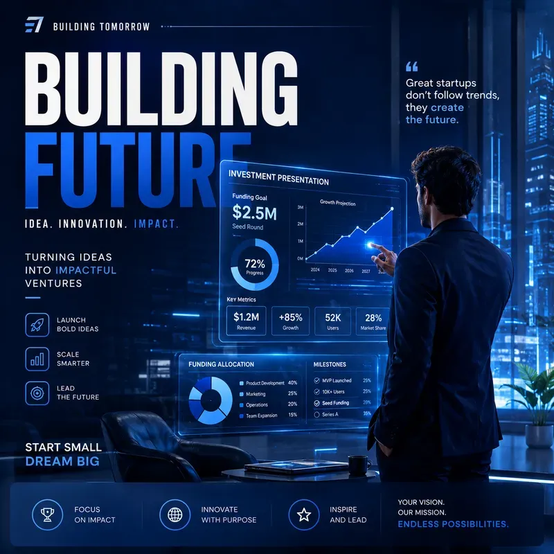 Futuristic Brand Poster Pack Pros