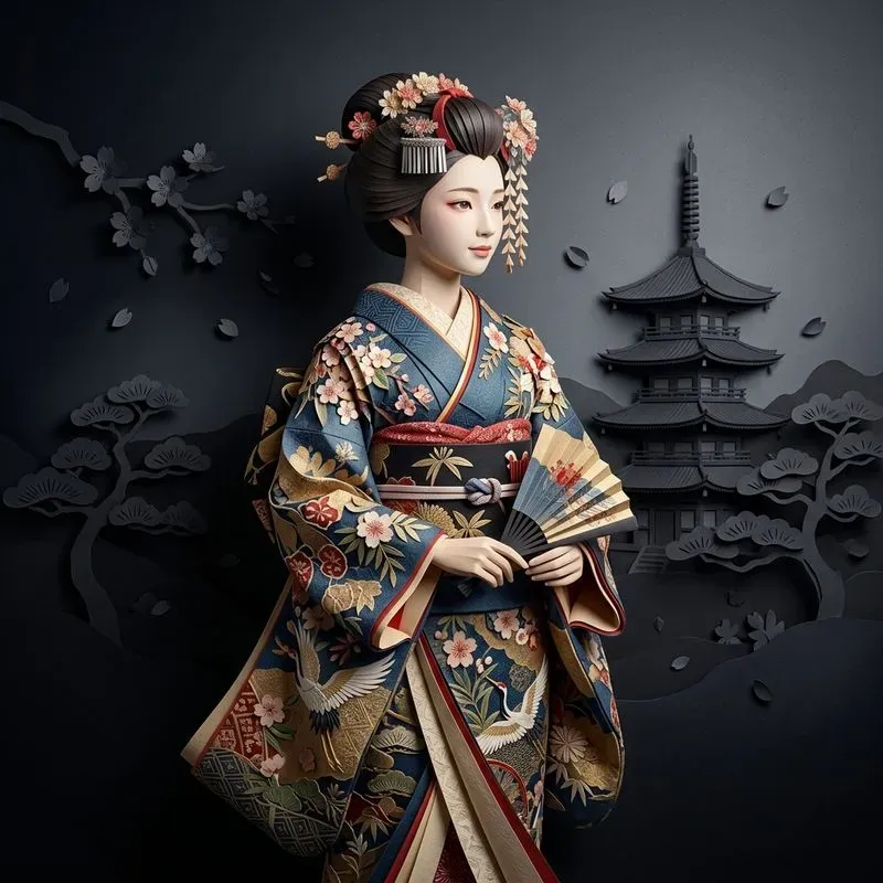 Cultural Portraits In Paper Sculptures
