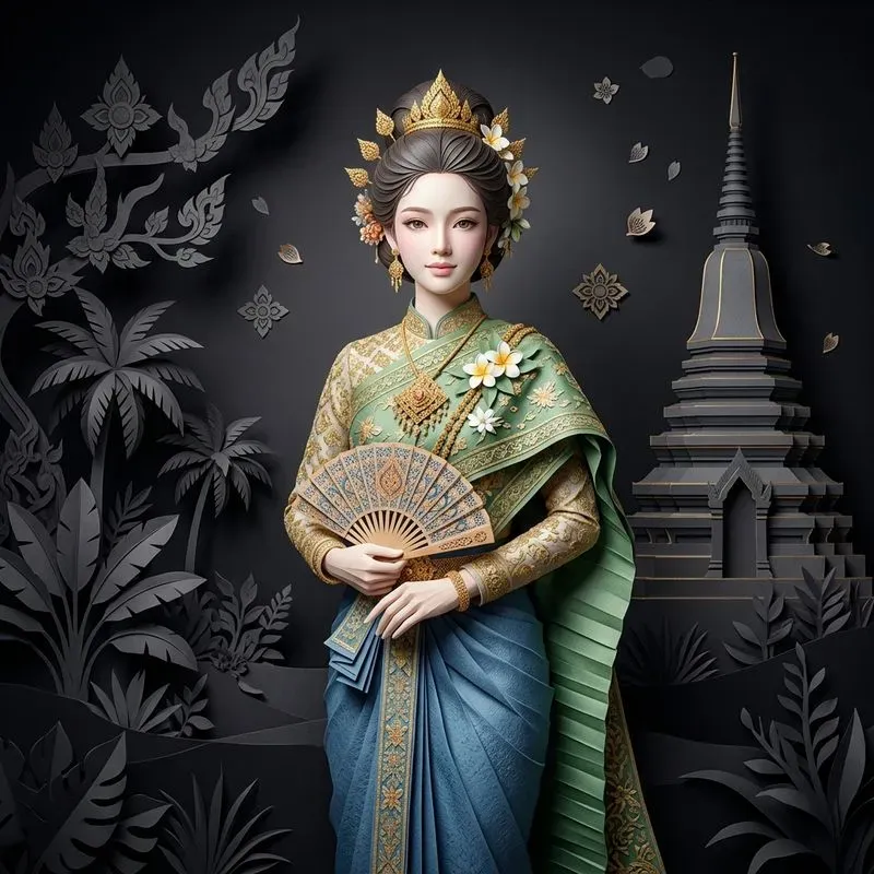 Cultural Portraits In Paper Sculptures