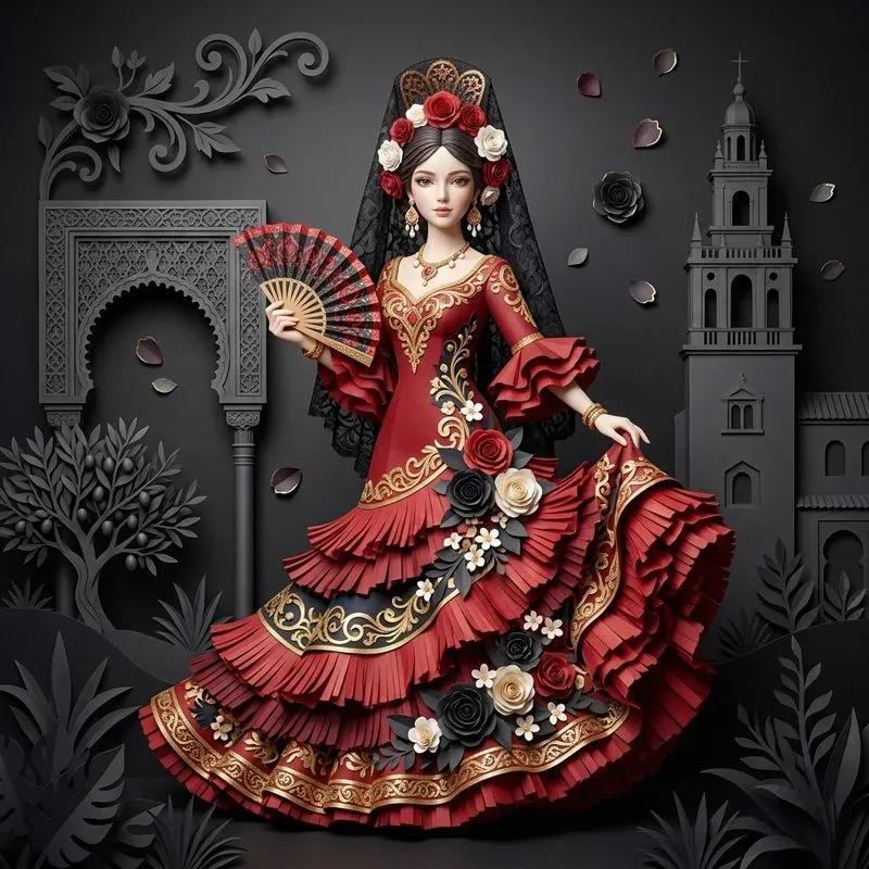 Cultural Portraits In Paper Sculptures