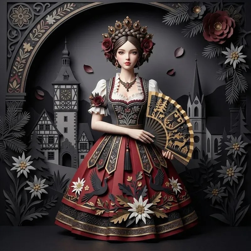 Cultural Portraits In Paper Sculptures