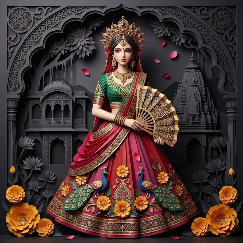 Cultural Portraits In Paper Sculptures