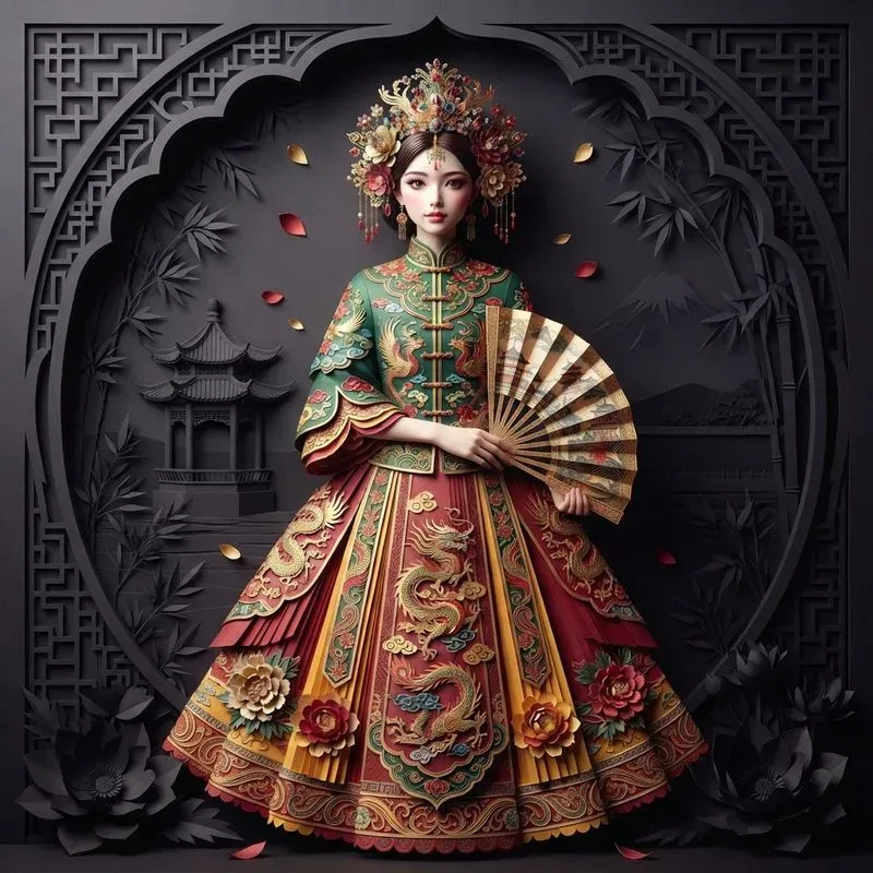 Cultural Portraits In Paper Sculptures