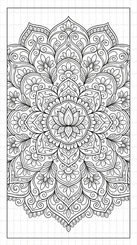 Printable Coloring Book Page Generator