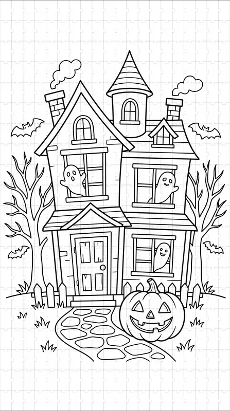 Printable Coloring Book Page Generator