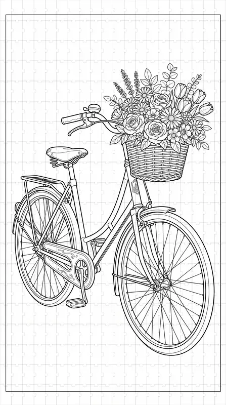 Printable Coloring Book Page Generator