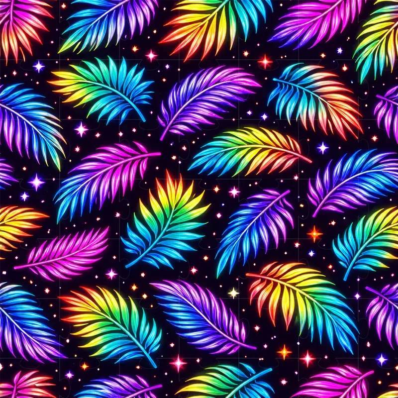 Neon Glow Pattern Design Generator