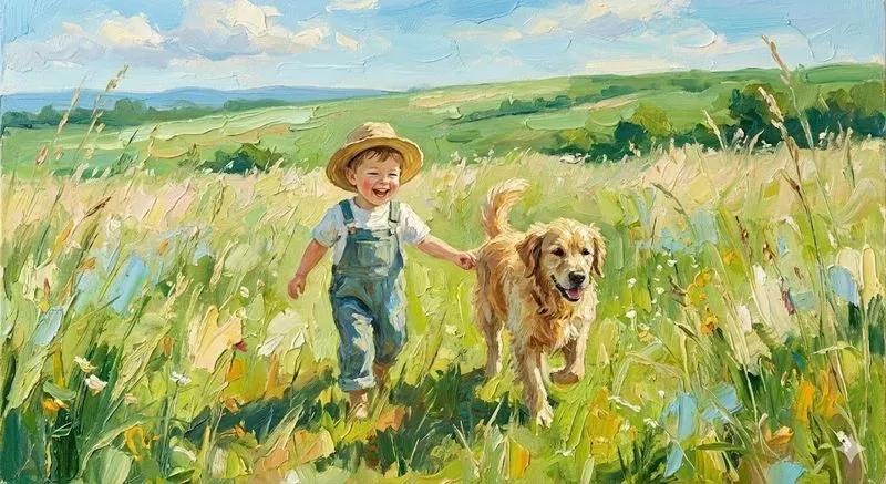 Painterly Storybook Illustrations