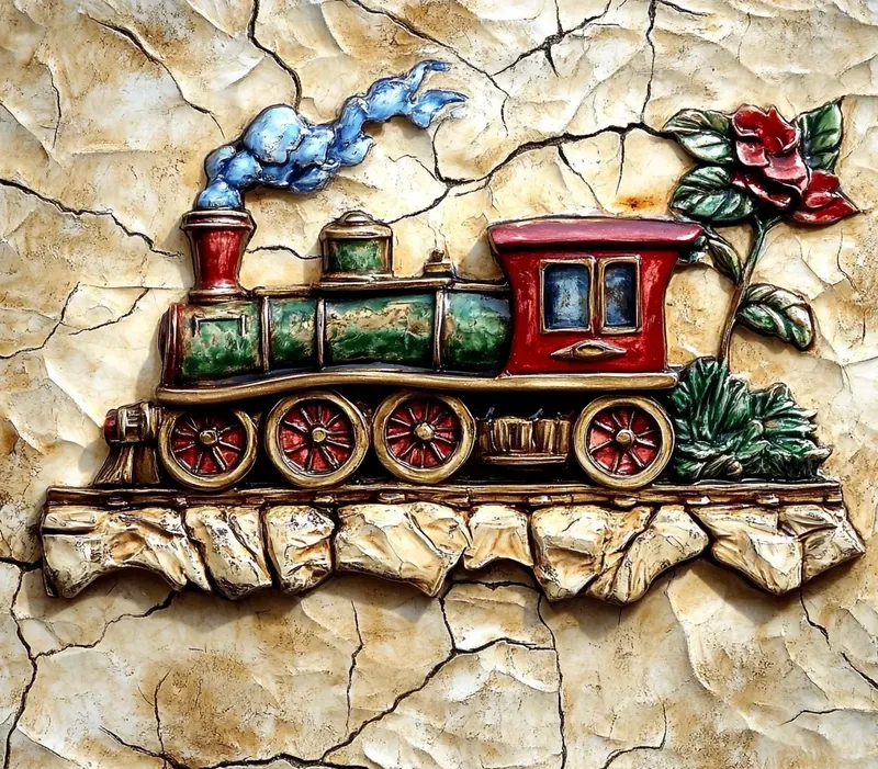 Viral Vintage 3D Christmas Stone Art