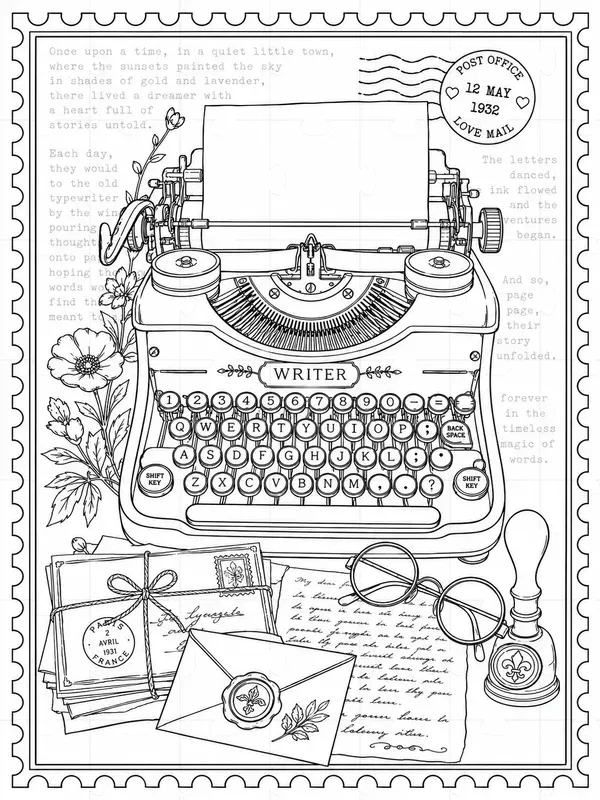 Vintage Coloring Book Creators