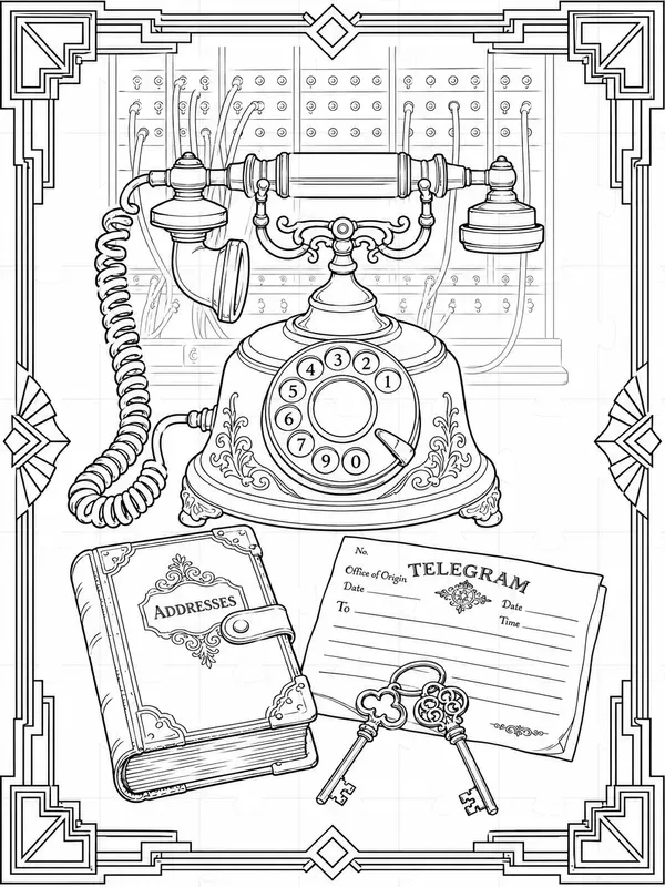 Vintage Coloring Book Creators