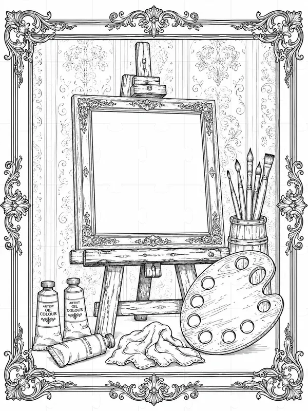 Vintage Coloring Book Creators