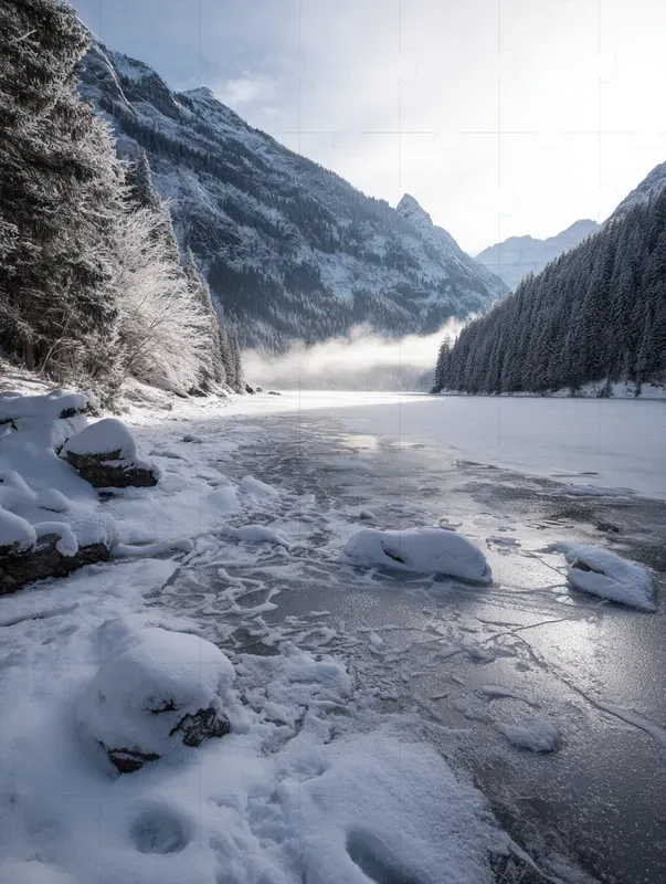 Photorealistic Winter Still Life Scenes