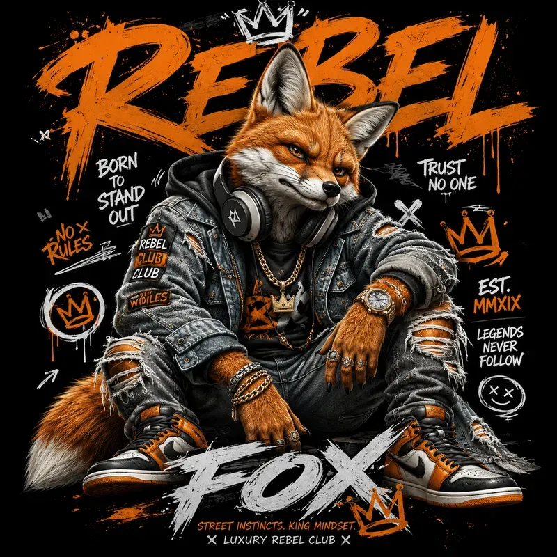 Urban Royal Mascot Streetwear Tshirts