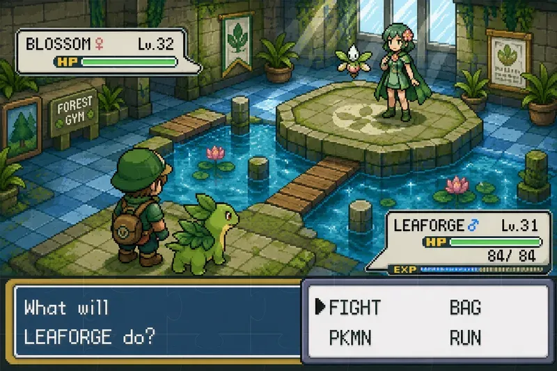 Nintendo Ds Gym Battle Screenshots