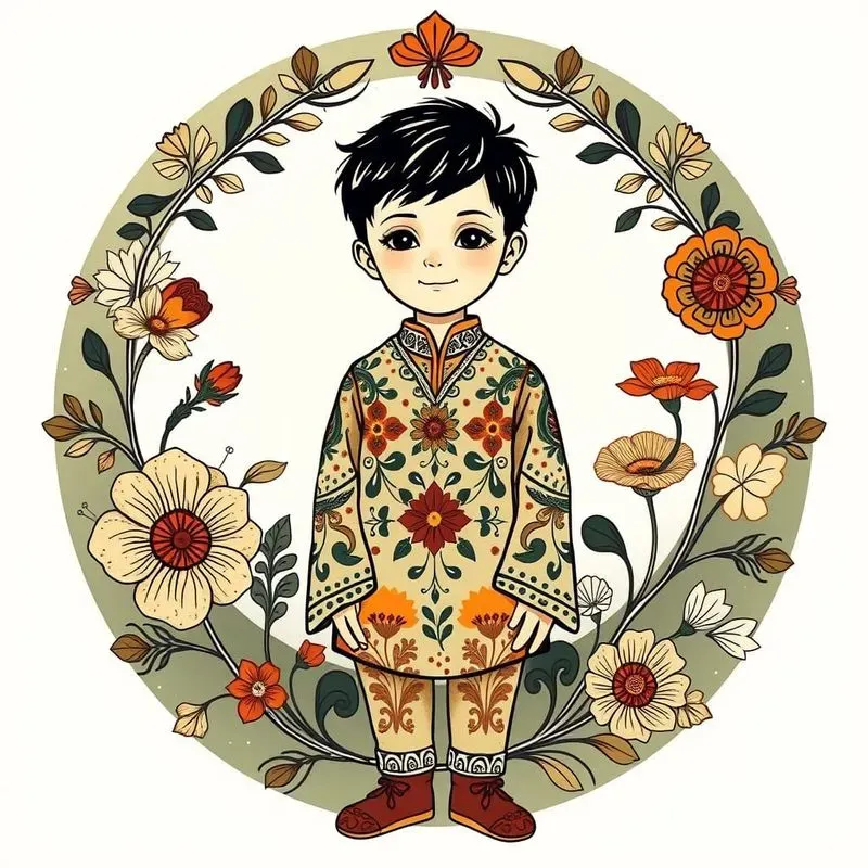 Simple Floral Person Tshirt Designs
