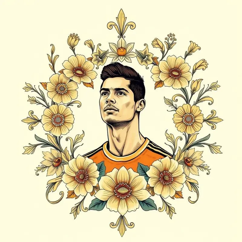 Simple Floral Person Tshirt Designs