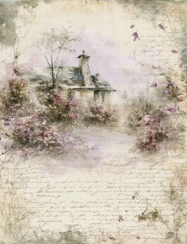 French Country Lavender Decorative Pages