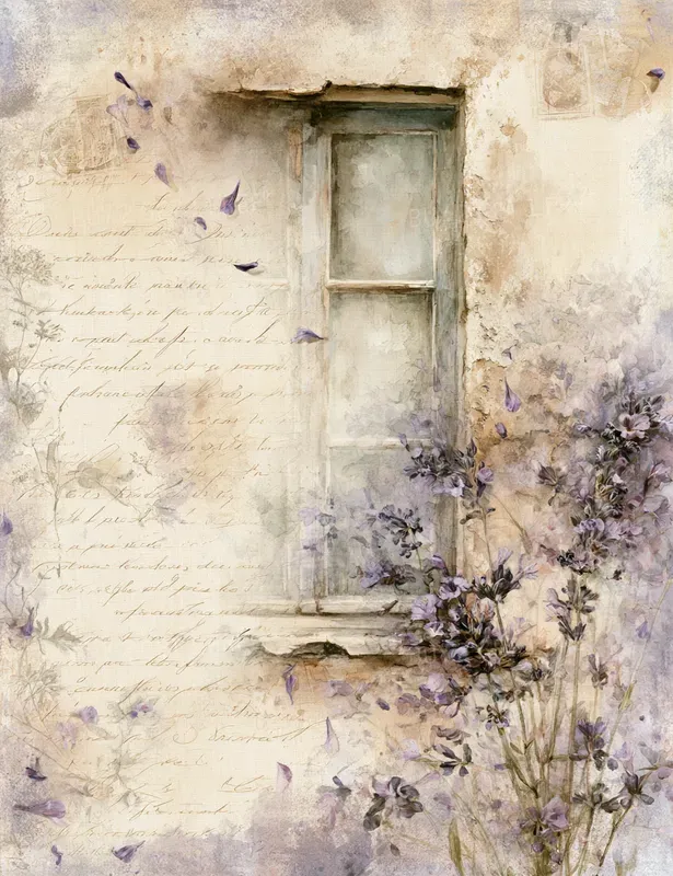 French Country Lavender Decorative Pages