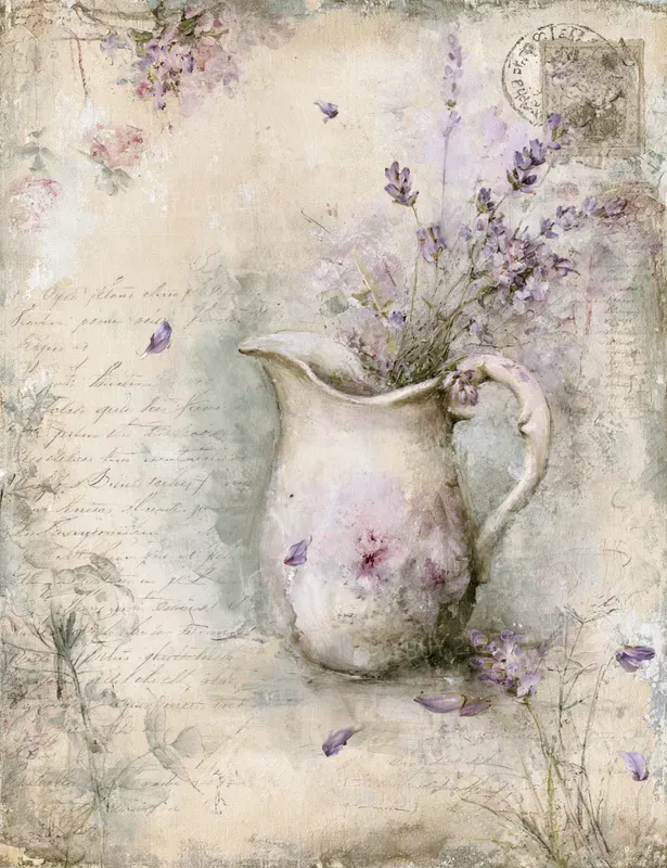 French Country Lavender Decorative Pages