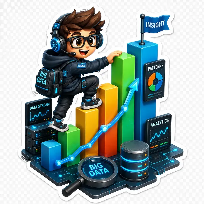 Cute 3D Tech Developer Diecut Stickers