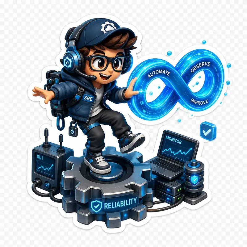 Cute 3D Tech Developer Diecut Stickers