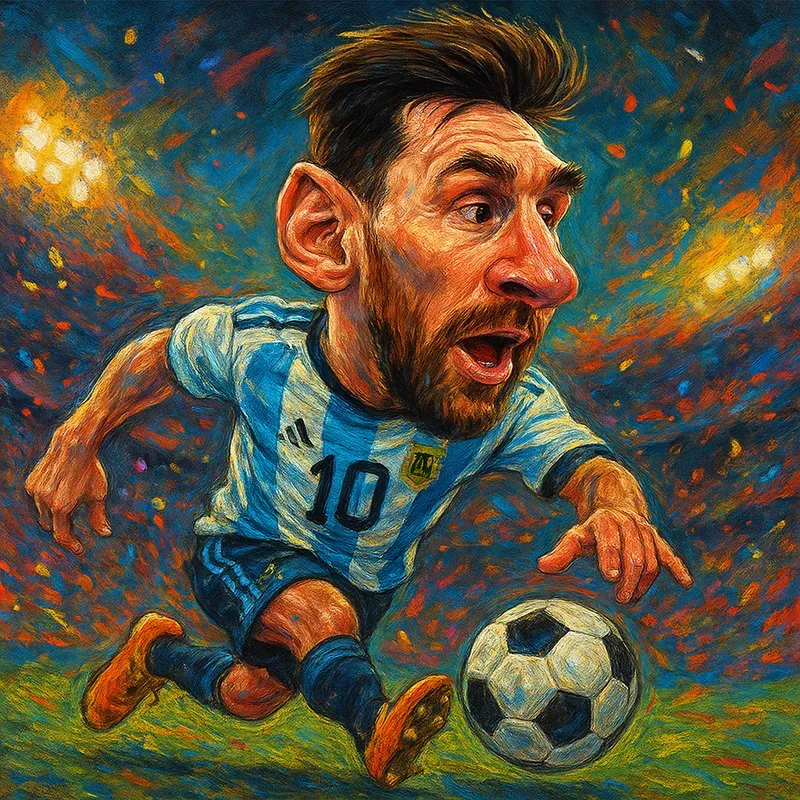 Vibrant Caricature Portraits