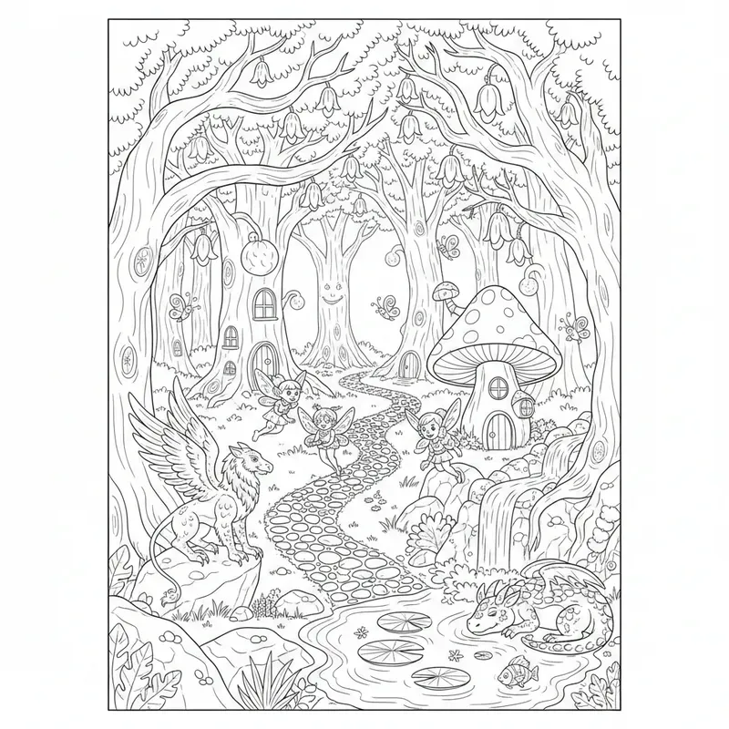 Advanced Detailed Coloring Pages