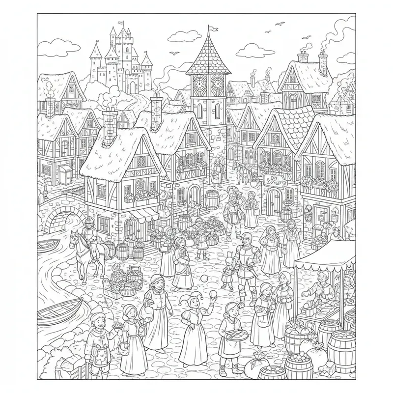 Advanced Detailed Coloring Pages