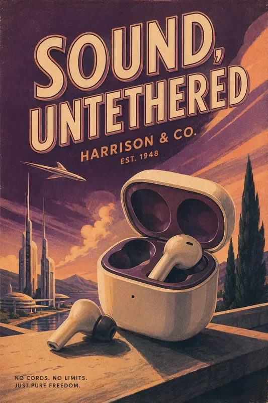 Retro Posters For Modern Things Generator