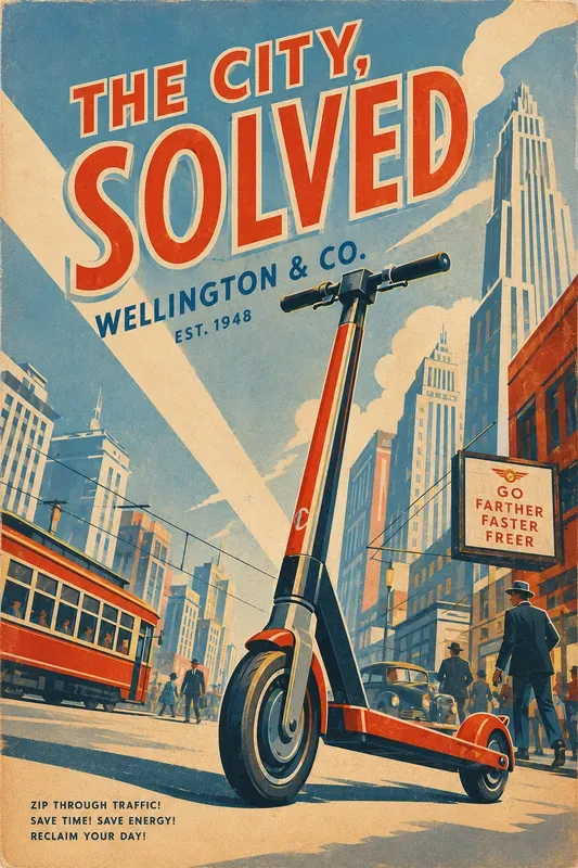 Retro Posters For Modern Things Generator