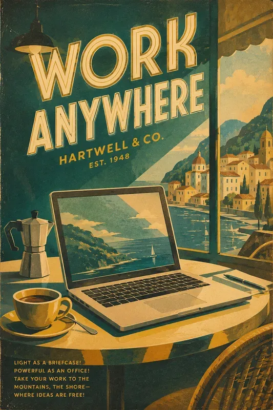 Retro Posters For Modern Things Generator