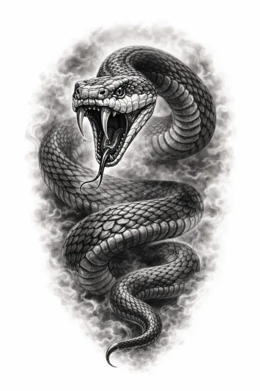 Black Gray Realistic Tattoo Designs