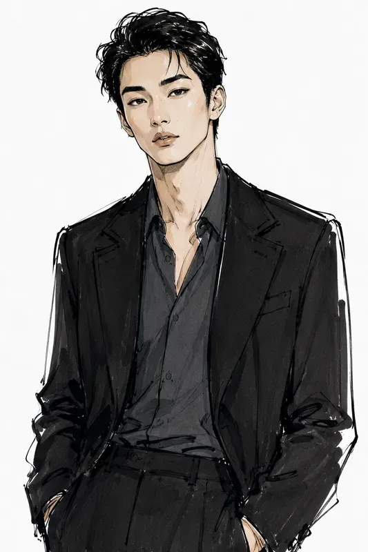 Voguestyle Minimalist Fashion Sketches
