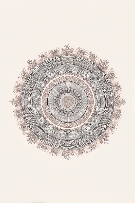 Minimalist Mandala Art