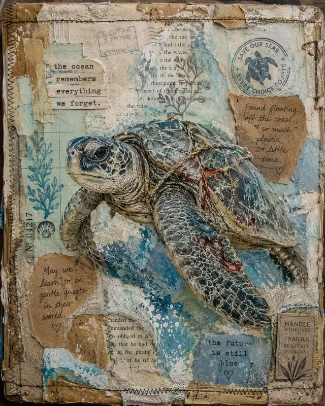 Junk Journal Sea Turtles