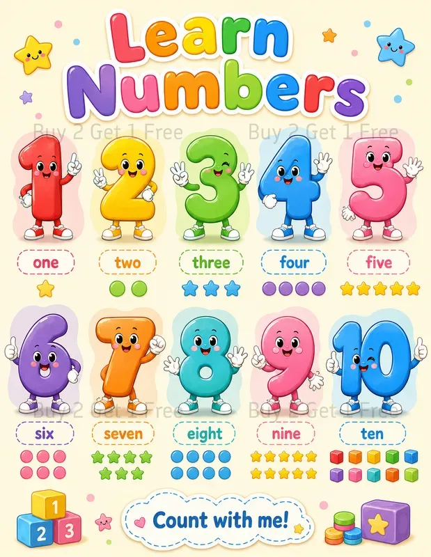 Kids Vocabulary Posters