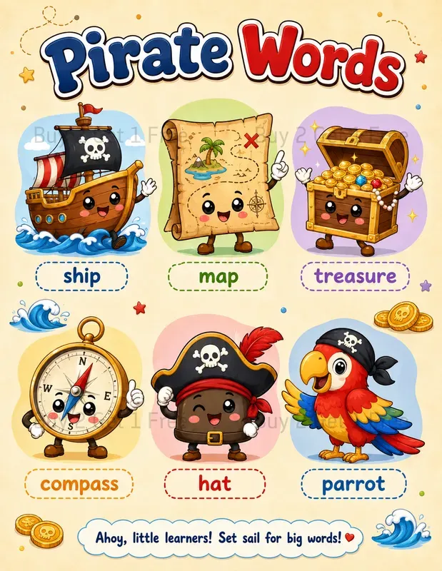 Kids Vocabulary Posters